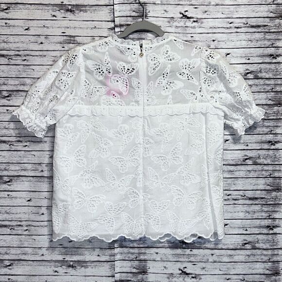 Kate Spade Butterfly Eyelet Top - Picture 2 of 15